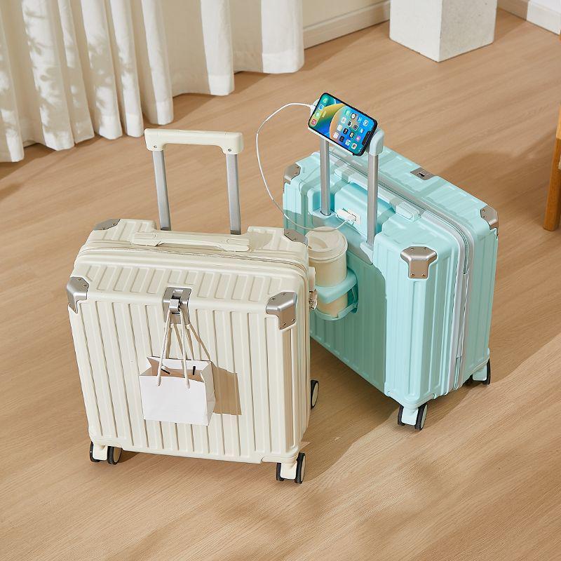 Stilvoller & Langlebiger Damen-Multifunktions-Reisekoffer mit Leise-Rollen