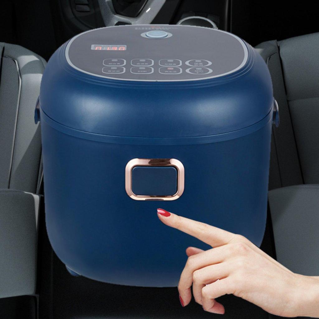 Piccolo Cuociriso da 2L per Auto/Camion Portatile Elettrico 12V/24V per Pranzo