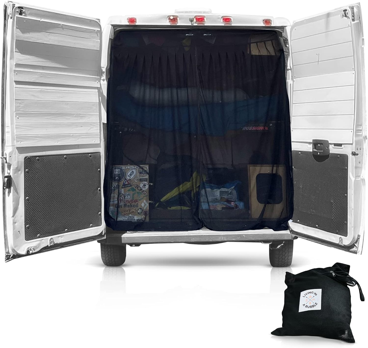 

Tailgate Barn Door Magnetic Insect Screen Mosquito Fly Screen Net Van Bug Screen For RAM Promaster High Roof Other Campervans