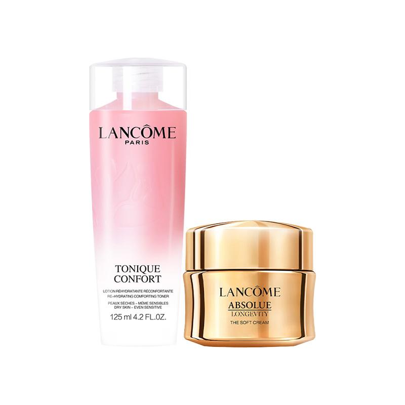 Lancôme Розовая вода Jing Pure Набор образцов Успокаивающий Увлажняющий Восстанавливающий 125 мл + 15 мл розовый