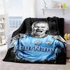 Haaland 7 Customize Text Blanket Lightweight Personalized Blanket Ultra-Soft for Nap Bed Sofa Living Room for All Occasions