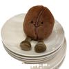 Nordic Smiley Coffee Bean Doll Plush Cloth Doll Doll Toy Small Ornament for Girlfriends and Girlfriends Birthday Gifts
