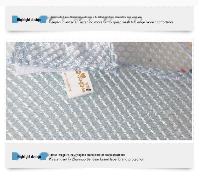 Universal Baby Bathtub Mesh Support: Newborn Bath Net for Sitting & Lying