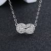 Korean Version of Fashion Temperament Rotating Peanut Bean Necklace Women's Niche Design Chain Versatile Jewelry
