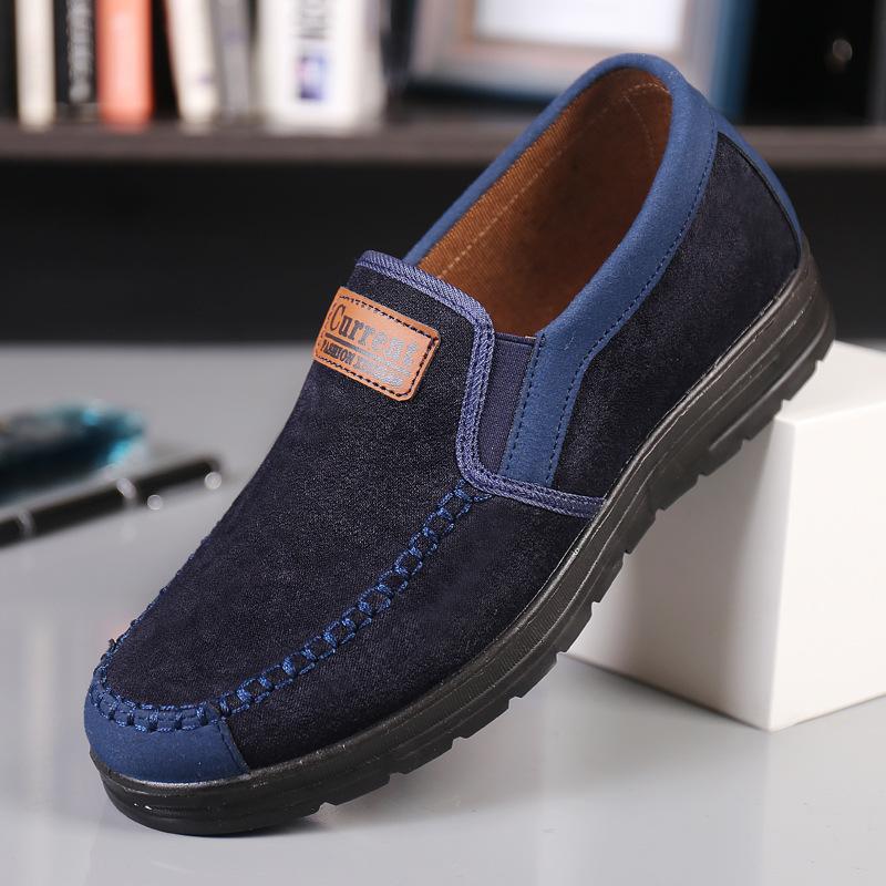 

Весенние новые старые пекинские тканевые туфли маленького размера 36 мужские износостойкие и нескользящие полиуретановые большого размера 50 мужские тканевые туфли 50