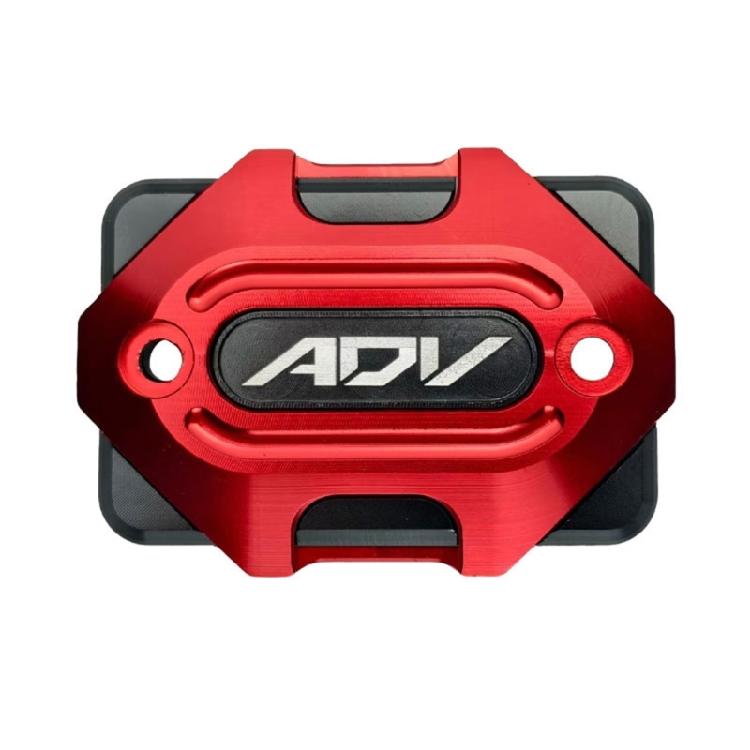 

Motorcycle Customization Aluminum Oil Cup Lid Cover Suitable For ADV Riders Enhanced Durability Easy Installation Design красный
