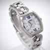 [USED] 406 SEIKO Radio-Controlled Solar Watch, Tonneau, Clear Blue, Women's