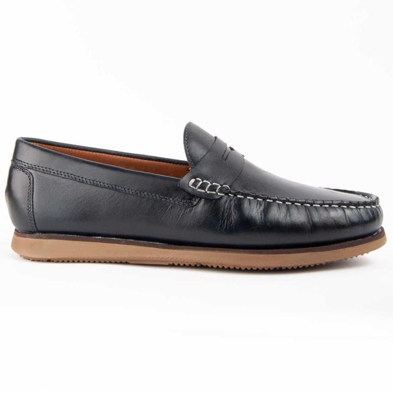 Mocasín De Piel Para Hombre. Purapiel Mocca7 102734