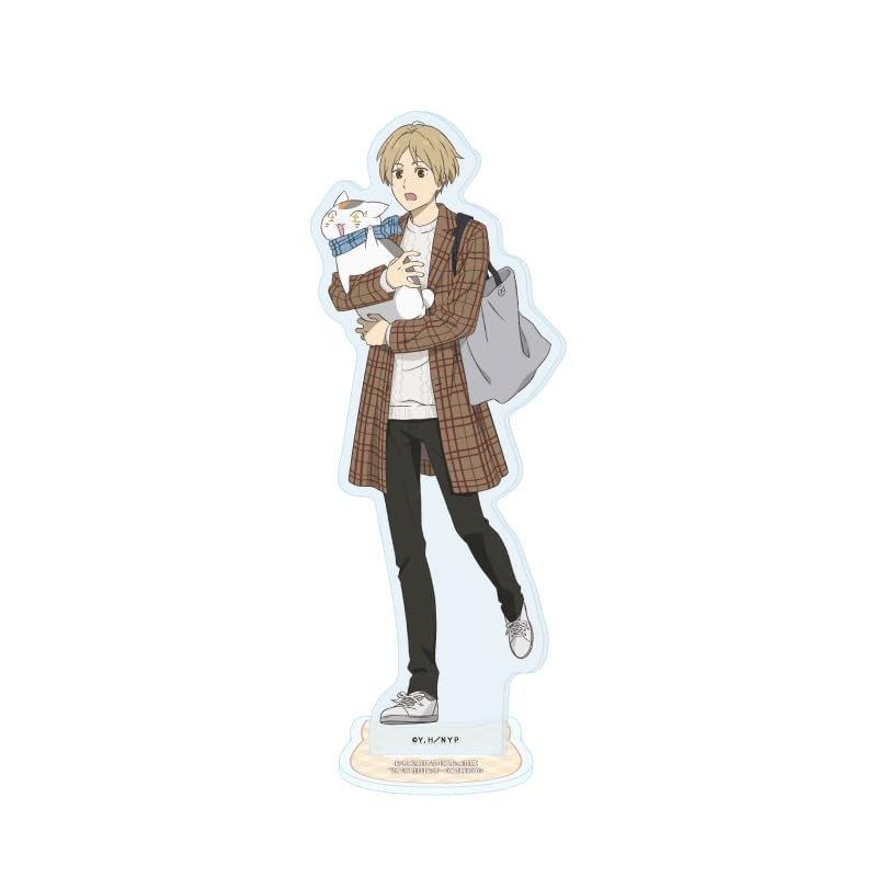 A3 Natsume's Book of Friends Takashi Natsume Plaid Ver. Acrylic Stand Figure Newly Drawn Illustration Anime Collectible