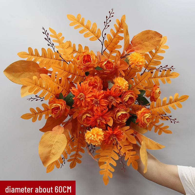 Silk Hanging Flower Garland for Wedding Aisle, T-Stage, or Ceiling Decor