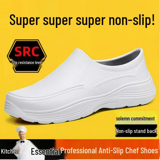 Unisex Waterproof Non-Slip Chef Shoes - Breathable & Oil-Proof for Kitchen Work