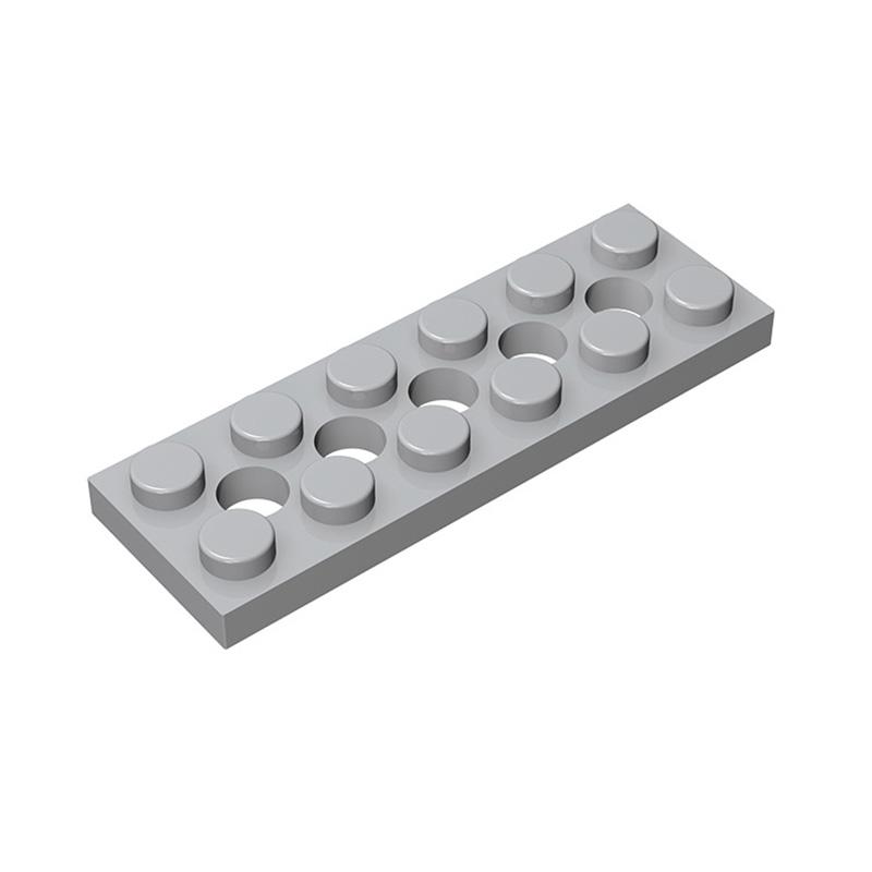 Non-Toxic Moc 10Pcs 32001 Plate 2X6 With 5 Holes Building Block Kit High-Tech Board Bricks Educational Particle Toy Children Birthday Gift