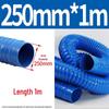 Blue PVC Rubber Telescopic Suction Hose