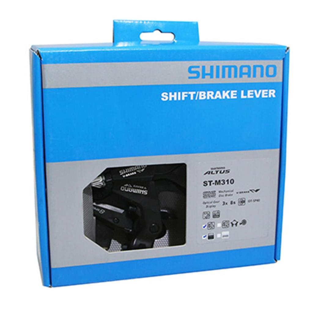 SHIMANO Páčka ST černá Levá a pravá sada páky 3X8S 2 prsty ESTM3102PTA3L ST-M310