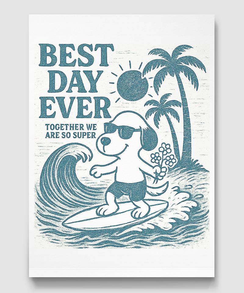 ARTISTWEAR [Atw] Best Day Short Sleeve T-Shirt