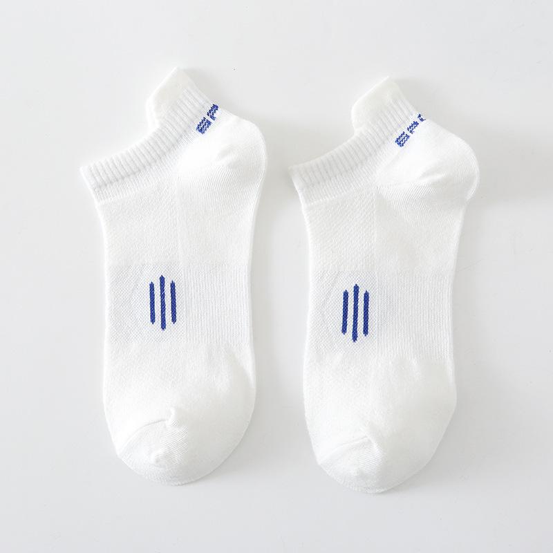 Spring Summer Breathable Mesh Boat Socks Women's Elastic Sole Sports Socks Heel Tab Protective Ankle Socks Bulk