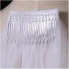 Hair Side Comb Clear Hair Comb With 14 Teeth For Styling Comfortable Headbands Accessory