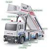 Simulation Fire Truck Ladder Truck Sprinkler Truck Sanitation Truck Alloy Engineering Vehicle Children's Car Model Toy