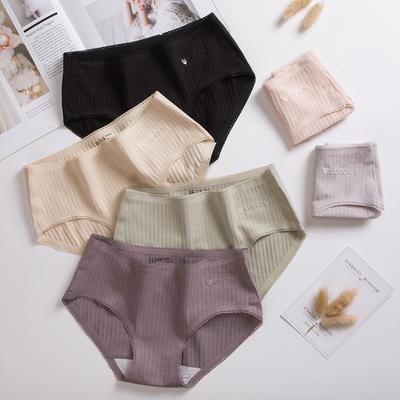 Sous-vêtements en dentelle à lacets 100% coton pour femmes Culottes Entrejambe sans couture Respirantes Antibactériennes Culottes Triangle pour Femmes