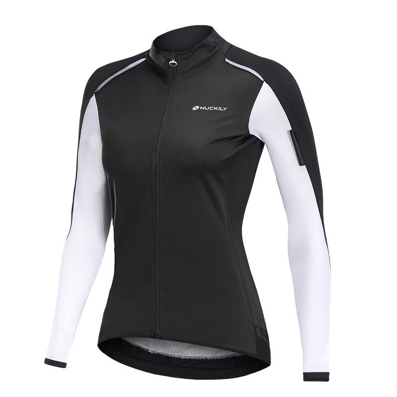 Men's Long Sleeve Cycling Jersey: Sun Protection, Breathable, Close-fitting for Mountain & Road Biking