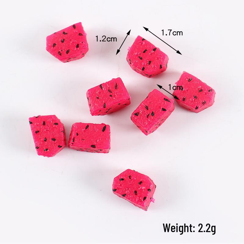 Mini Fruit Salad DIY Edible Toy: Mango, Pitaya, Kiwi Slices Simulation Cubes.