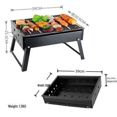 Portable Foldable Charcoal BBQ Grill