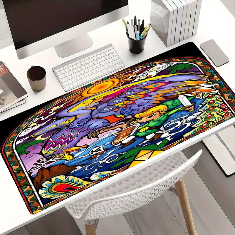 Cartoon Z-Zeldas Mouse Pad - Non-Slip Rubber Base, Smooth Surface for Work,Gaming,Office,And Home Use, Desk Mouse Pad