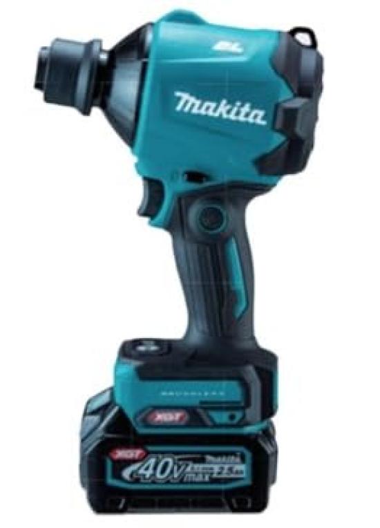 

Makita AS001GRD Rechargeable Air 40V max includes and case Duster, 2.5Ah, battery, charger, синій