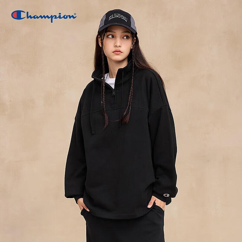 Champion Women s Stand Collar Half-Zip Sweatshirt L 4900₽