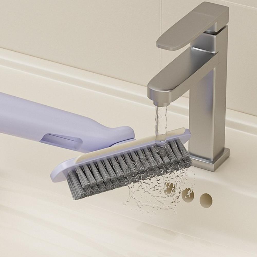 3 in 1 Gap Brush Plastic Stiff-bristled Brush Scraping Brush Rotating Cleaning Brush  Sink