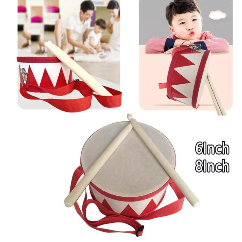 Drum Wood Kids Early Educational Musical Instrument For Children Baby Toys Beat Instrument Hand Drum