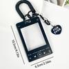 Ins Portafoto in acrilico trasparente Portachiavi Idol Portafoto Custodia per carta di credito ID Porta carte di credito Custodia protettiva per studenti