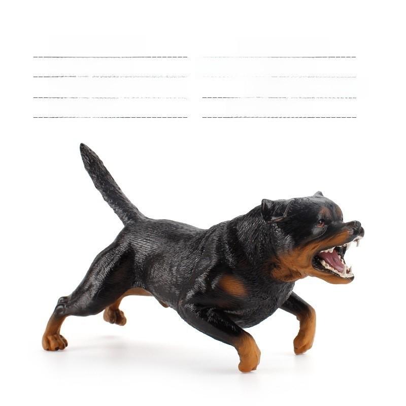 Realistic Pvc Dog Model Extra Large Doberman German Shepherd Pet Display Tabletop Ornament