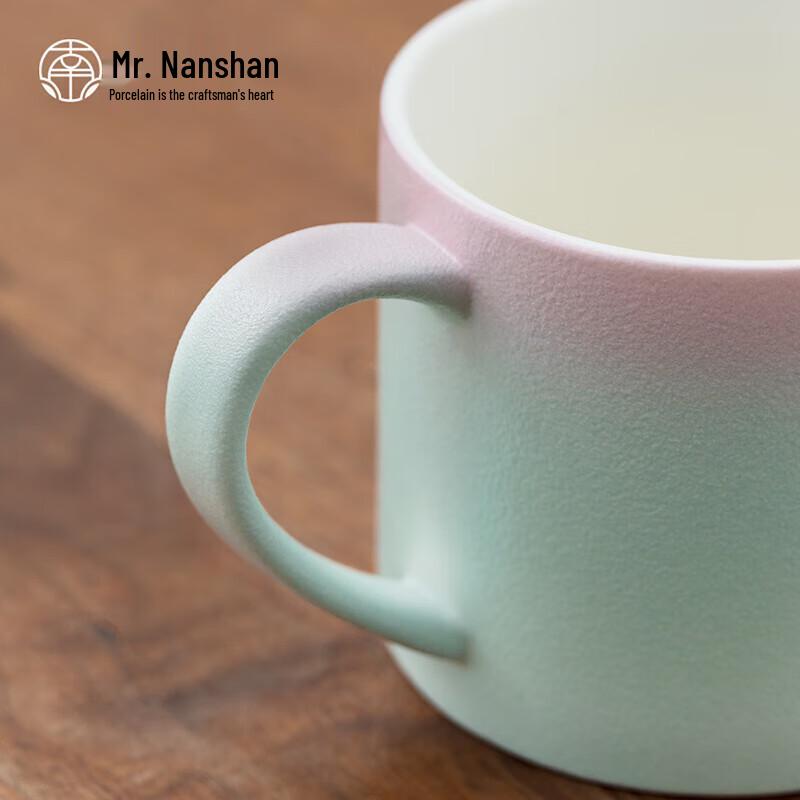 Nanshan Mr. Ceramic Gradient Green Coffee & Tea Mug Set