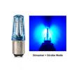 1157 Led Turn Signal Strobe Flashing Bulbs Super Bright Motorcycle Lights 2835 32smd Moto Brake Light White Red Blue Strobe 12V