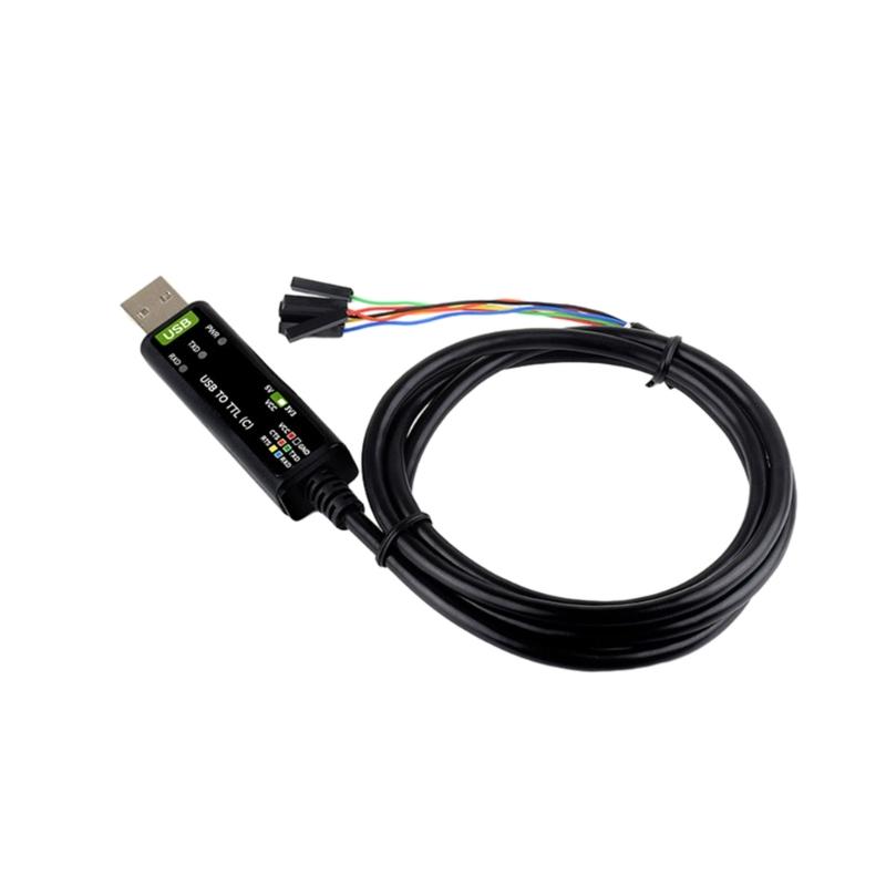 Industrial USB To TTL Serial Adapters Cable USB To TTL (C) Converters FT232RNL Chip Serial Port Debugging Cable 3.3V/5V