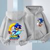 Outwear Fashion Fall Hoodies Sportwear Children Clothes Boys Gift Anime Kids Thin Hooded Jacket Zipper Sweatshirts