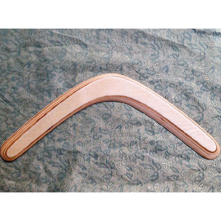 36x15cm Handmade Wooden UFO Boomerang Saucer Throw and Catch Flying Disc for Outdoor Games Lawn Toys 6