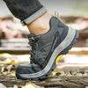 Oulylan Puncture-Proof Labor Footwear Anti Odor Breathable Security Shoes Men Work Sneakers Steel Toe Anti Smashing Safety Boots