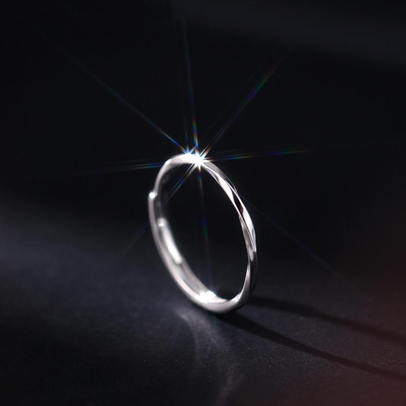 [Minimalist Open Ring for Women Adjustable Simple Cool Finger Ring Jewelry]