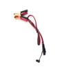 Car Battery Charger Clip To Sae Connector Extension Cable 16awg Sae 2 Pin Quick Disconnect To Clamps
