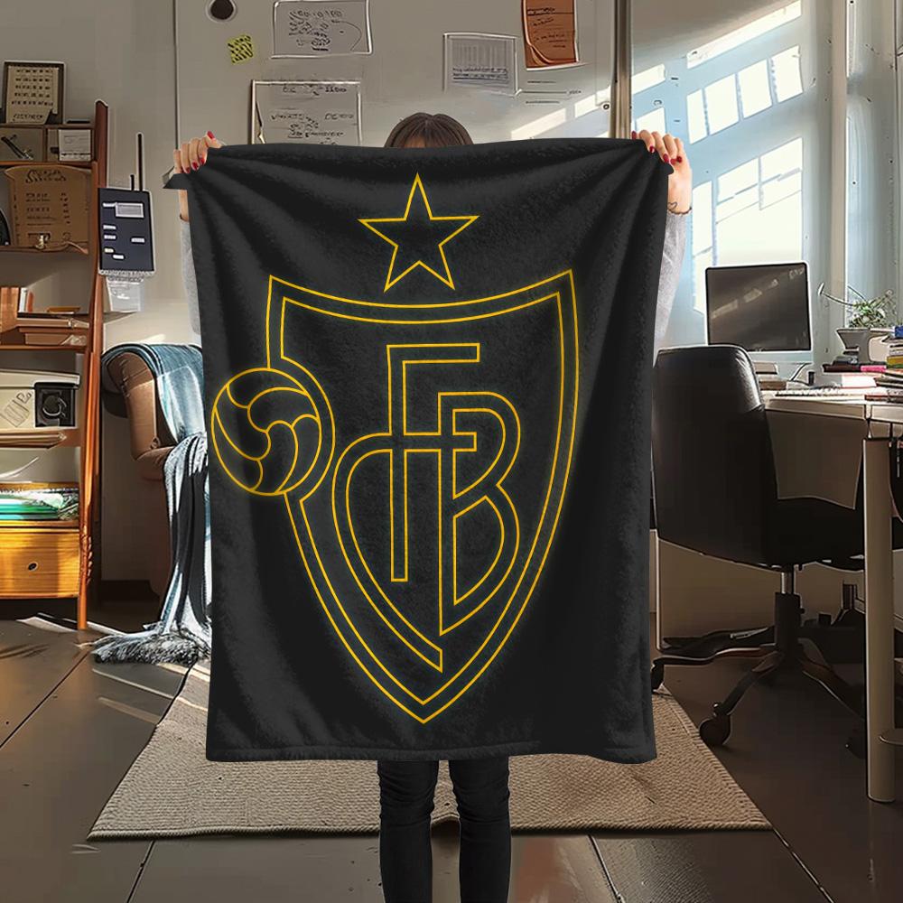 FC Basel  FlAannel Blanket, High Quality Comfortable for All Seasons, Home Decor, Warmth and Comfort