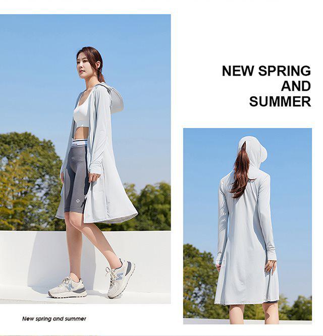 High-Quality Unisex Hooded Ice Silk Sun Protection Jacket for Summer Outdoors