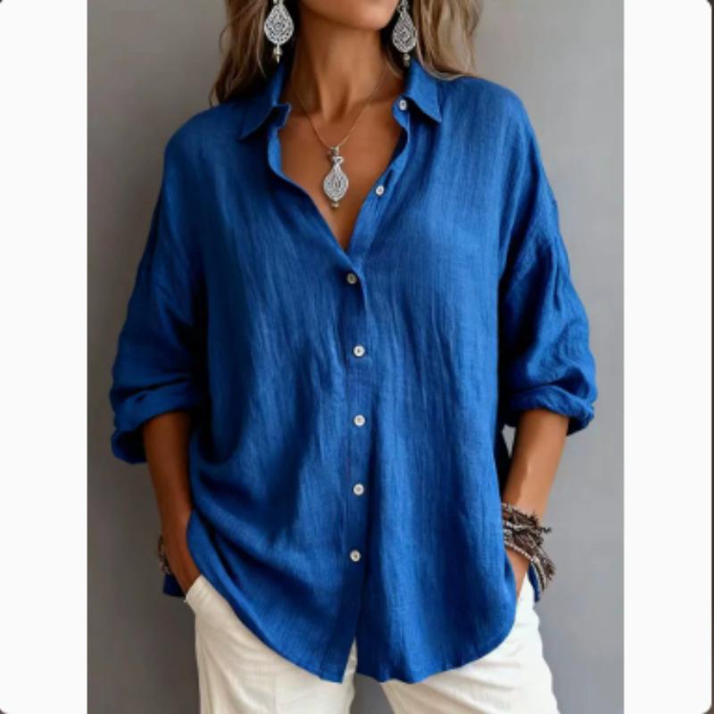 Fantastisk og Elegant Retningsbestemt Cardigan med Lange Ærmer og en Alsidig Turtleneck, Plus-size Dame Skjorte