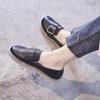 Genuine Leather Little White Shoes Women's British Style Small Leather Shoes Mori Women's Literary and Retro Small Fresh Women's Single Shoes Large Si