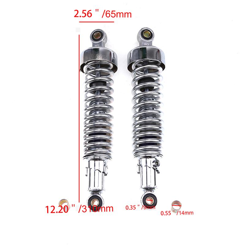 2x Motorcycle Rear Shock Absorber Assembly Modification Rear Shock Suspension Fit for Yamaha Virago XV250 XV125 Vstar XV250