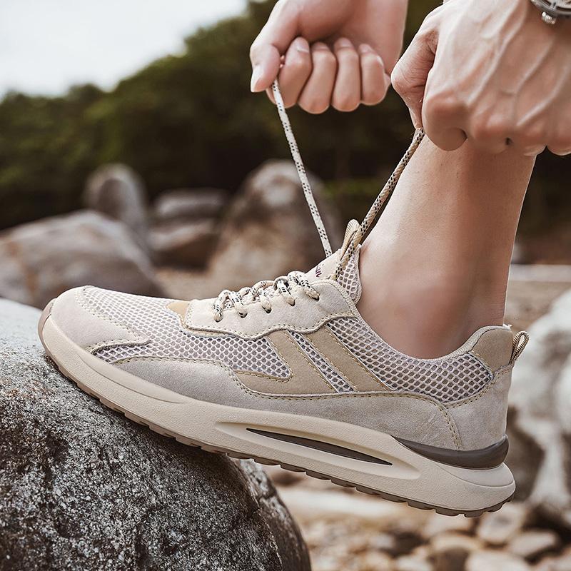 Men's Breathable Casual Sneakers Outdoor Non-slip Soft Breathable Men's Shoes