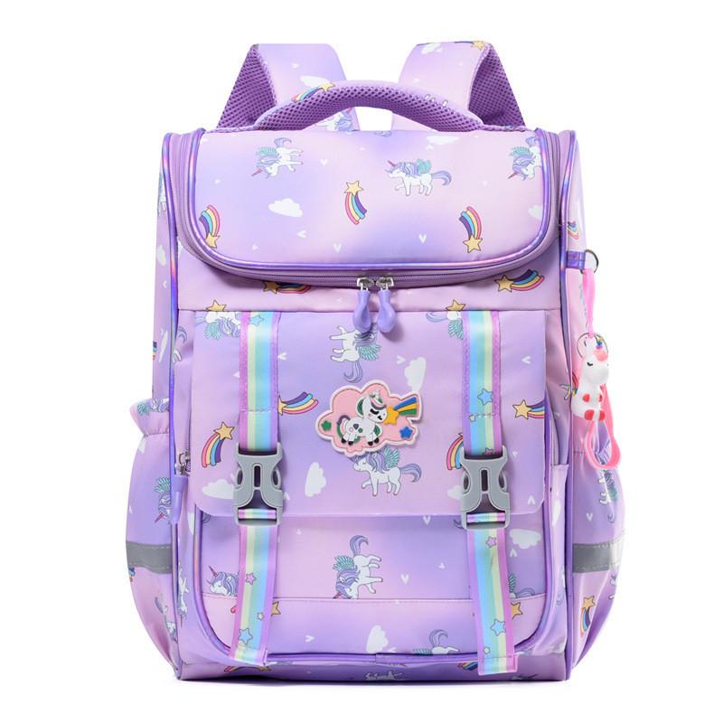 Adorable Lightweight Nylon Kids Backpack Large Capacity For Boys And Girls