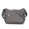 Borsa a tracolla da donna semplice in nylon con tasche multiple, impermeabile, per uscite casual e viaggi