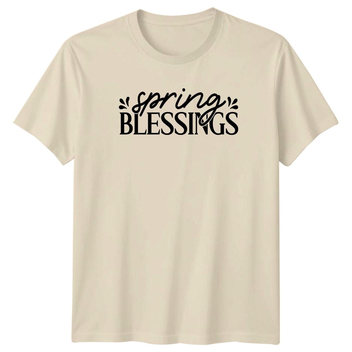 Spring Blessings T-Shirt Spring Season Religious Seasonal XXXXL